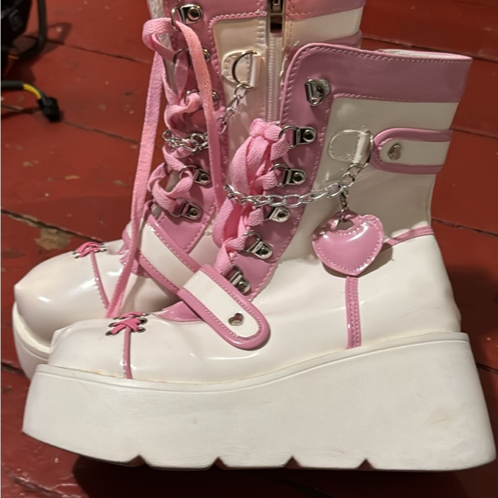 Wedge Platform Boots - image 1